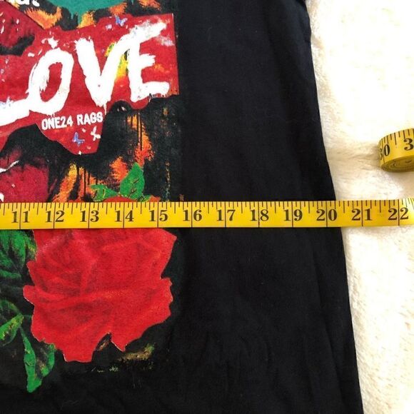 Bella + Canvas Black “You Can’t Always Get What You Want” Graphic T Shirt - Picture 7 of 9